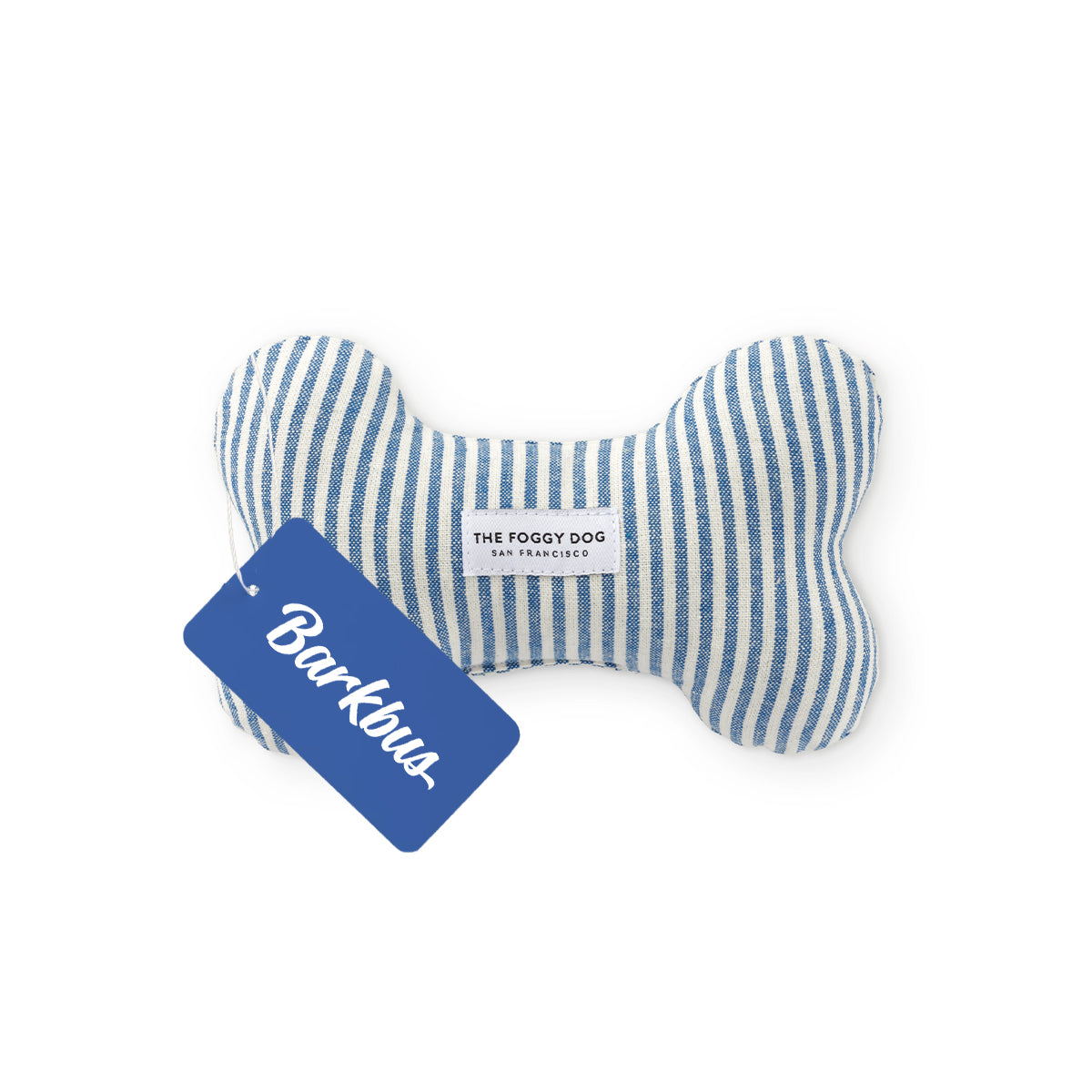 Striped Bone Dog Toy